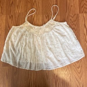 Women’s flowing crop tank top